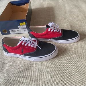 Polo Ralph Lauren - Men's Thorton Canvas Lace-Up Sneakers 10D